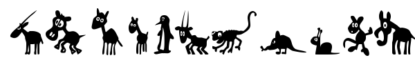 FE Win Pets 1 font preview
